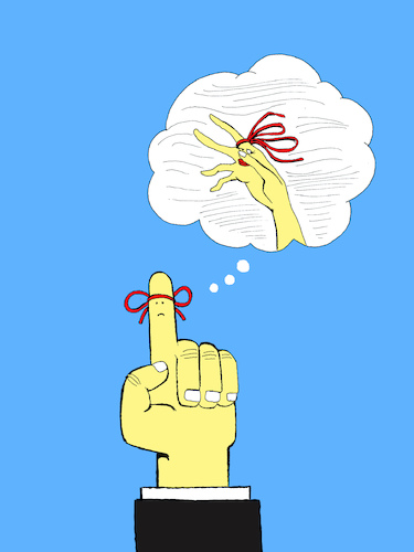 Cartoon: Remembering Finger... (medium) by berk-olgun tagged remembering,finger