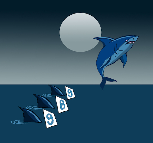 Cartoon: Shark... (medium) by berk-olgun tagged shark
