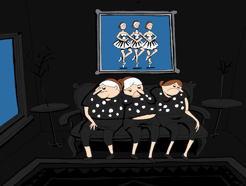 Cartoon: Siamese Triplets... (medium) by berk-olgun tagged siamese,triplets