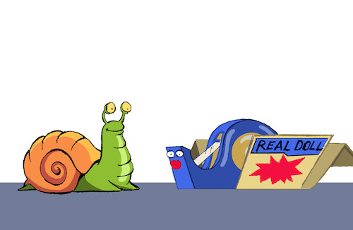Cartoon: Snail... (medium) by berk-olgun tagged snail