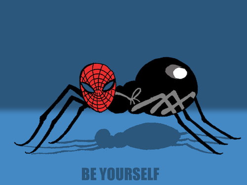 Cartoon: Spider... (medium) by berk-olgun tagged spider