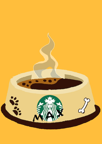 Cartoon: Starbucks... (medium) by berk-olgun tagged starbucks