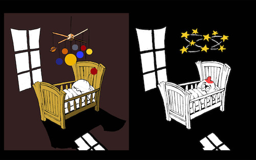 Cartoon: Stars... (medium) by berk-olgun tagged stars