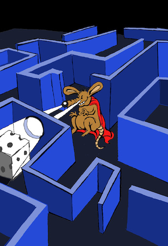 Cartoon: Super Mouse... (medium) by berk-olgun tagged super,mouse
