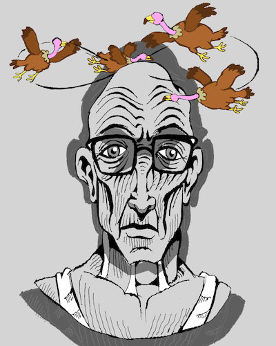 Cartoon: The Old Man... (medium) by berk-olgun tagged the,old,man