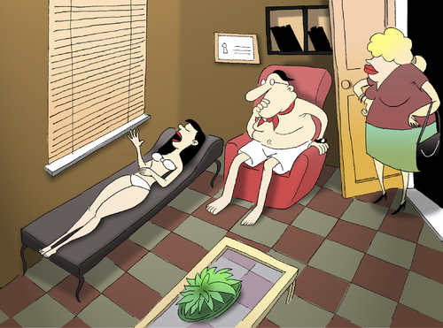 Cartoon: Therapy... (medium) by berk-olgun tagged therapy