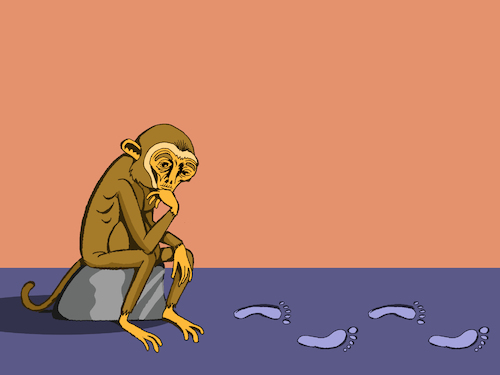 Cartoon: Thinker... (medium) by berk-olgun tagged thinker