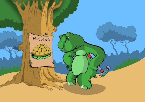 Cartoon: Turtle... (medium) by berk-olgun tagged turtle