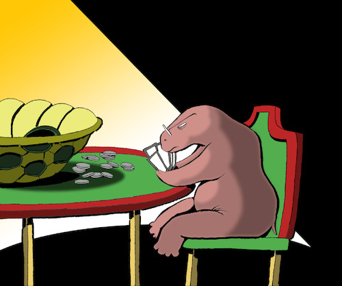 Cartoon: Turtle Poker... (medium) by berk-olgun tagged turtle,poker