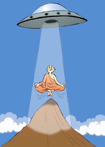 Cartoon: UFO... (medium) by berk-olgun tagged ufo