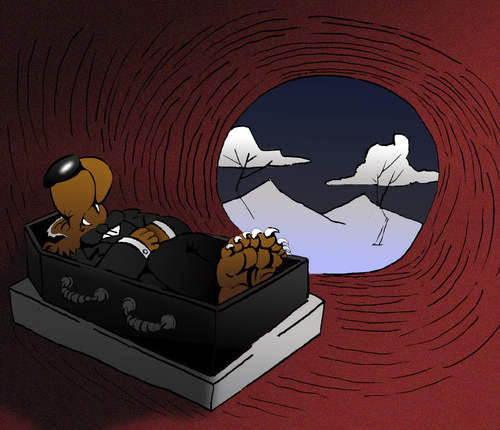 Cartoon: Winter Sleep... (medium) by berk-olgun tagged sleep,winter