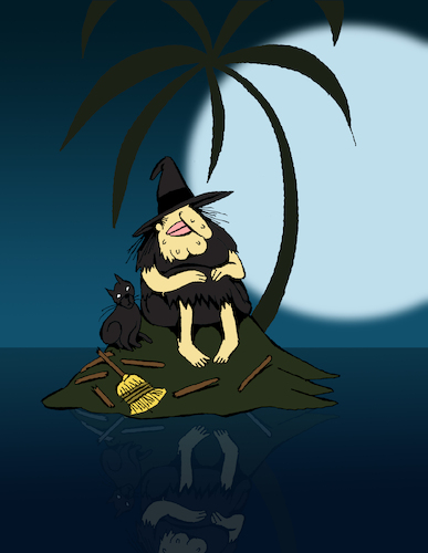 Cartoon: Witch Broom... (medium) by berk-olgun tagged witch,broom