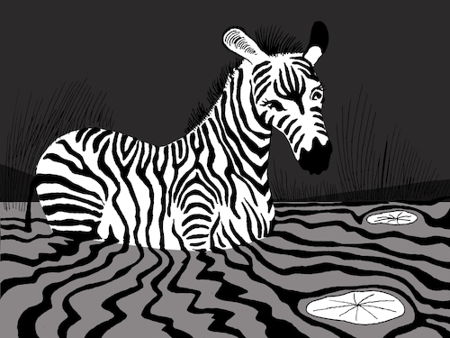 Cartoon: Zebra... (medium) by berk-olgun tagged zebra
