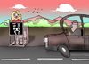 Cartoon: An Idealist Hitchhiker.. (small) by berk-olgun tagged an,idealist,hitchhiker