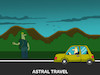 Cartoon: Astral Travel... (small) by berk-olgun tagged astral,travel