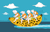 Cartoon: Banana Boat... (small) by berk-olgun tagged banana,boat