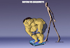 Cartoon: Botero vs Giacometti... (small) by berk-olgun tagged botero,vs,giacometti