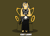 Cartoon: Cat Lady... (small) by berk-olgun tagged cat,lady