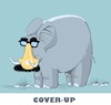 Cartoon: Cover Up... (small) by berk-olgun tagged cover,up