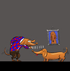 Cartoon: Dachshund Boy... (small) by berk-olgun tagged dachshund,boy