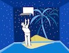 Cartoon: Desert Island... (small) by berk-olgun tagged wallpaper