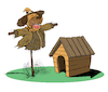 Cartoon: Dog House... (small) by berk-olgun tagged dog,house