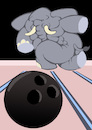 Cartoon: Elephant Bowling... (small) by berk-olgun tagged elephant,bowling