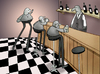 Cartoon: Evolution at the Bar.. (small) by berk-olgun tagged evolution