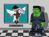 Cartoon: Frankenstein... (small) by berk-olgun tagged frankenstein