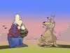 Cartoon: Kangaroos... (small) by berk-olgun tagged kangaroos
