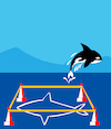 Cartoon: Killer Whale... (small) by berk-olgun tagged killer,whale