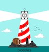 Cartoon: Lighthouse... (small) by berk-olgun tagged lighthouse