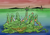 Cartoon: Loch Ness Monster.. (small) by berk-olgun tagged loch,ness,monster