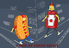 Cartoon: Love at First Sight... (small) by berk-olgun tagged love,at,first,sight