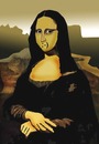 Cartoon: Mona Lisa 2000.. (small) by berk-olgun tagged mona,lisa