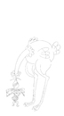Cartoon: Ostrich in Love... (small) by berk-olgun tagged ostrich,in,love