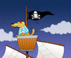 Cartoon: Pirate Dog... (small) by berk-olgun tagged pirate,dog