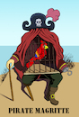 Cartoon: Pirate Magritte... (small) by berk-olgun tagged pirate,magritte