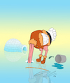 Cartoon: Polar Ostrich... (small) by berk-olgun tagged polar,ostrich
