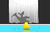 Cartoon: Psycho Duck... (small) by berk-olgun tagged psycho,duck