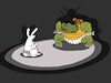 Cartoon: Rabbit vs Tortoise... (small) by berk-olgun tagged rabbit,vs,tortoise