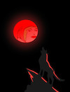 Cartoon: Red Moon... (small) by berk-olgun tagged red,moon