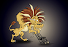 Cartoon: Retired Circus Lion... (small) by berk-olgun tagged retired,circus,lion