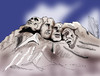 Cartoon: Rushmore Mountain... (small) by berk-olgun tagged rushmore,mountain