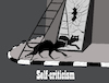 Cartoon: Self-criticism... (small) by berk-olgun tagged self,criticism
