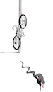 Cartoon: Snakes Bicycle... (small) by berk-olgun tagged snakes,bicycle