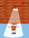 Cartoon: The Karate Brick... (small) by berk-olgun tagged the,karate,brick