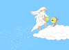 Cartoon: The Snow God... (small) by berk-olgun tagged the,snow,god