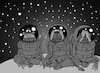 Cartoon: Three Astronauts... (small) by berk-olgun tagged three,astronauts