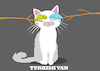 Cartoon: Turkish Van Cat... (small) by berk-olgun tagged turkish,van,cat